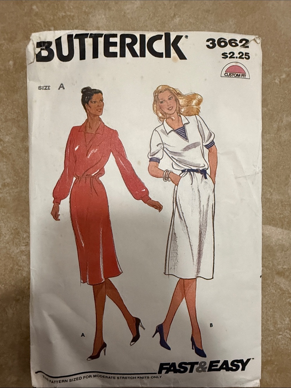 Butterick Vintage-Inspired Midi Dress Pattern 3662